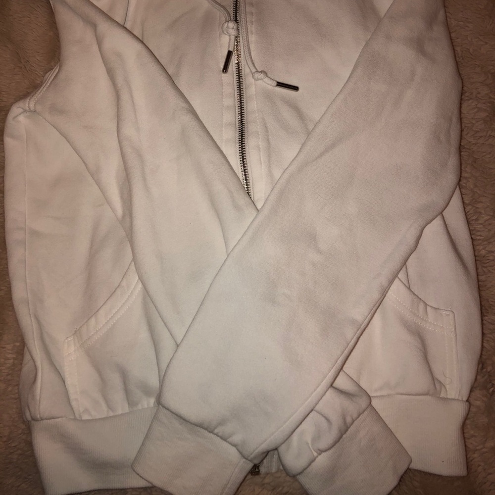 White zip up jacket - Picture 2 of 3